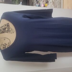 Womans Blue long sleeve dress